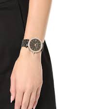 Michael Kors Darci Black Dial Black Steel Strap Watch for Women - MK3407