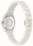 Versace DV One Mini White Dial White Ceramic Dial Watch for Women - VE9F00224