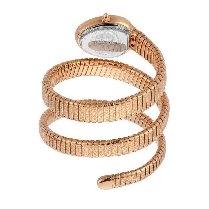 Just Cavalli Doppio Rose Gold Dial Rose Gold Steel Strap Watch for Women - JC1L163M0035