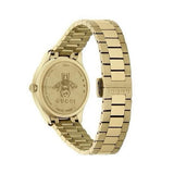 Gucci G Timeless 18K Gold Dial Gold Steel Strap Watch for Women - YA1265036