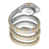 Just Cavalli Vita Analog White Dial Two Tone Steel Strap Watch for Women - JC1L355M0055