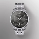 Tissot Chemin Des Tourelles Powermatic 80 Grey Dial Silver Steel Strap Watch for Men - T139.407.11.068.00