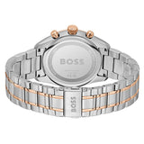 Hugo Boss Grand Prix Chronograph Grey Dial Two Tone Steel Strap Watch for Men - 1514252