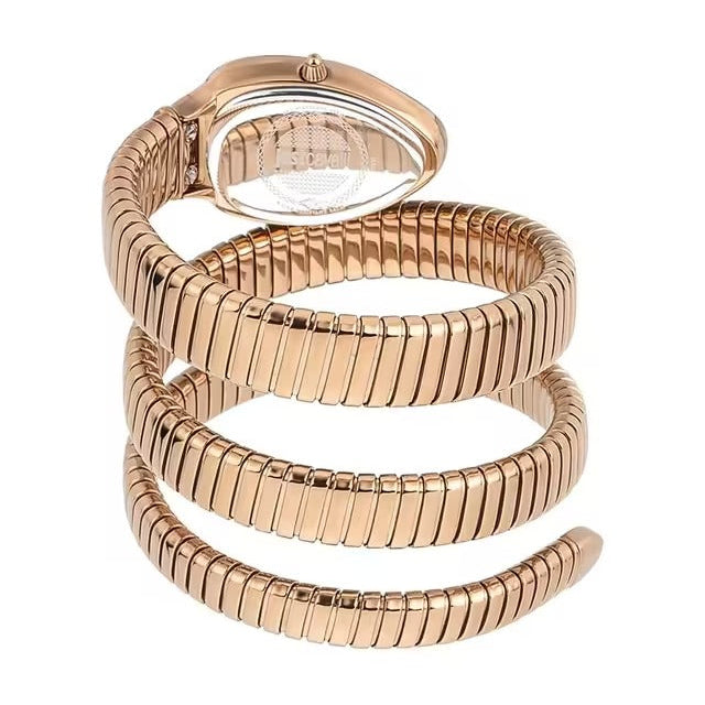 Just Cavalli Glam Evo 4 Mother of Pearl Dial Rose Gold Steel Strap Watch for Women - JC1L209M0055