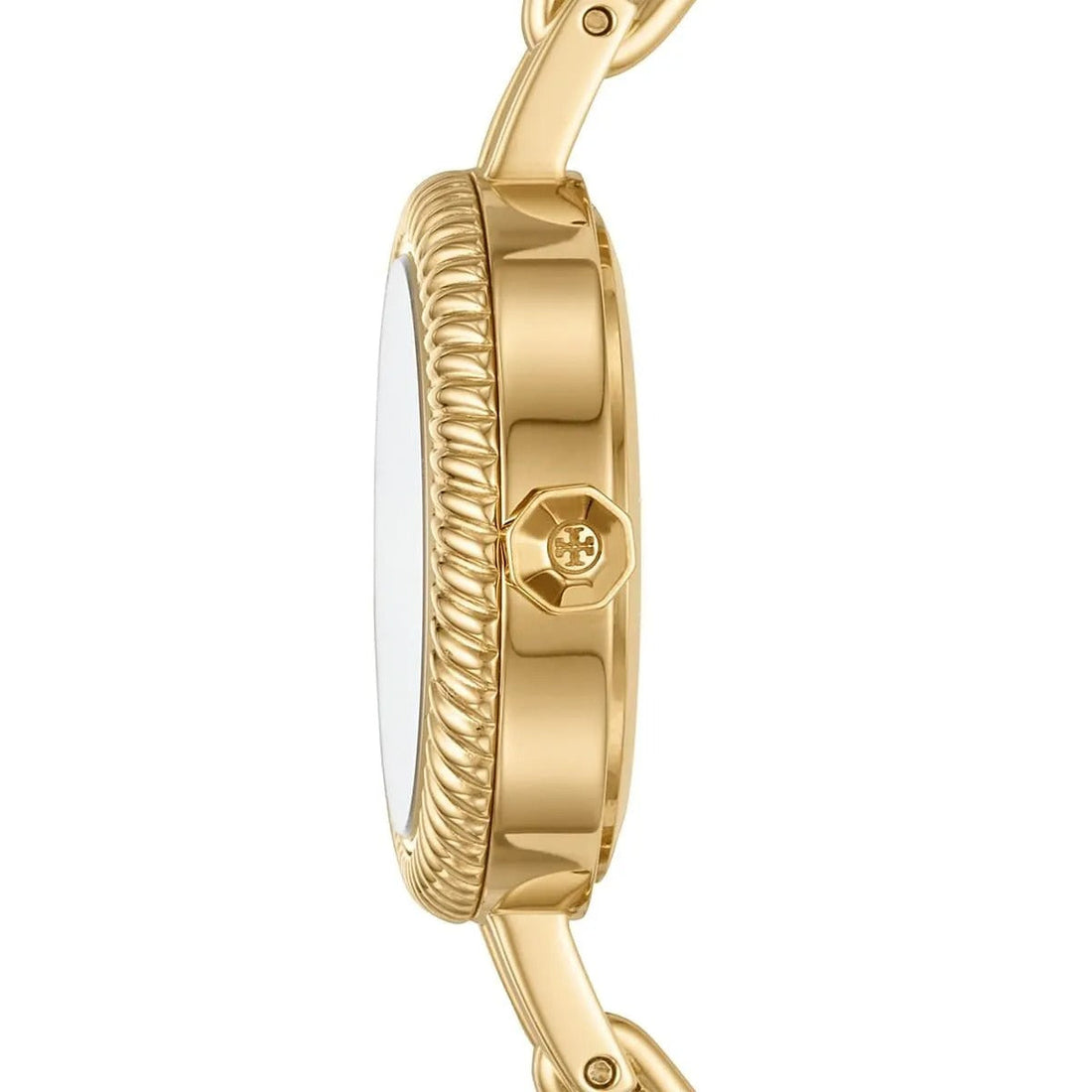 Tory Burch Riva Gold Dial Gold Steel Strap Watch for Women - TBW4029