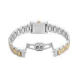 Emporio Armani Genni Crystals Silver Dial Two Tone Steel Strap Watch for Women - AR11704