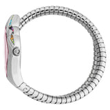 Just Cavalli Ferocious Pink Dial Silver Steel Strap Watch for Women - JC1L306M0025