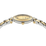 Versace Reve Analog Gold Dial Two Tone Steel Strap Watch for Women - VE8B00324