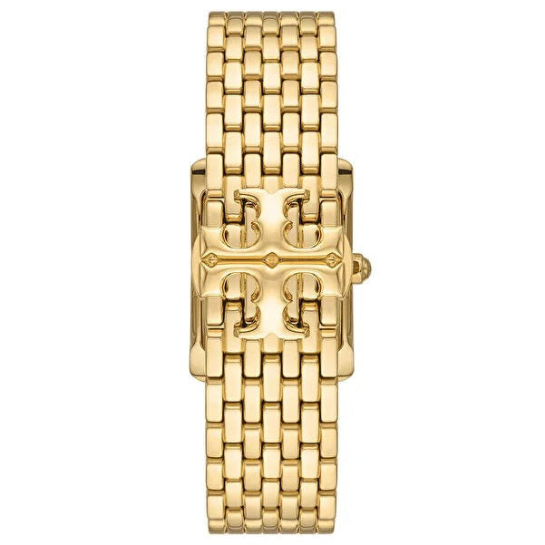 Tory Burch Eleanor Mother of Pearl Pink Dial Gold Steel Strap Watch for Women - TBW1077