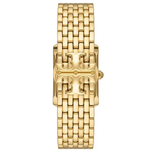 Tory Burch Eleanor Mother of Pearl Pink Dial Gold Steel Strap Watch for Women - TBW1077
