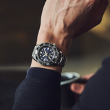 Seiko Prospex Diver Scuba Automatic Blue Dial Silver Steel Strap Watch for Men - SBEJ021