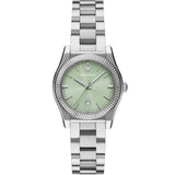 Emporio Armani Federica Mint Green Dial Silver Steel Strap Watch for Women - AR11656