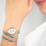 Just Cavalli Specchio Silver Dial Two Tone Steel Strap Watch for Women - JC1L323M0065