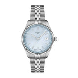 Tissot Ballade Quartz Blue Dial Silver Steel Strap Watch for Women - T156.210.11.351.00