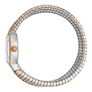 Just Cavalli After Party Silver Dial Two Tone Steel Strap Watch for Women - JC1L269M0065