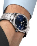 Tissot PR 100 Blue Dial Silver Steel Strap Watch for Men - T150.410.11.041.00