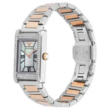 Emporio Armani Genni Mother of Pearl Dial Two Tone Steel Strap Watch for Women - AR11626