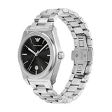Emporio Armani Frederico Analog Black Dial Silver Steel Strap Watch for Men - AR11622