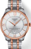 Tissot Tissot Chemin Des Tourelles Powermatic 80 Silver Dial Two Tone Steel Strap Watch for Men - T139.407.22.038.00