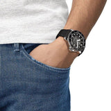 Tissot Seastar 2000 Professional Powermatic 80 Black Dial Black Rubber Strap Watch for Men - T120.607.17.441.00