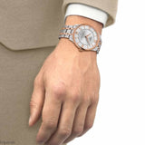 Tissot Tissot Chemin Des Tourelles Powermatic 80 Silver Dial Two Tone Steel Strap Watch for Men - T139.407.22.038.00