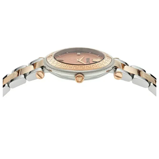 Versace Reve Analog Rose Gold Dial Two Tone Steel Strap Watch for Women - VE8B00424