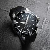 Tissot Seastar 2000 Professional Powermatic 80 Black Dial Black Rubber Strap Watch for Men - T120.607.17.441.00