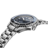 Seiko Prospex Polygonal Divers Automatic Blue Dial Silver Steel Strap Watch for Men - SPB483J1