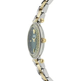 Versace Reve Analog Green Dial Two Tone Steel Strap Watch for Women - VE8B00524