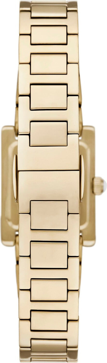 Emporio Armani Genni Crystals Gold Dial Gold Steel Strap Watch for Women  - AR11663