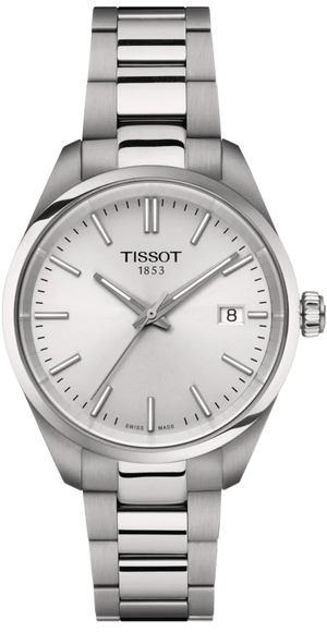 Tissot PR 100 Quartz Silver Dial Silver Steel Strap Watch for Women - T150.210.11.031.00