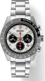 Seiko Prospex Speedtimer Solar Chronograph Silver Dial Silver Steel Strap Watch for Men - SSC911