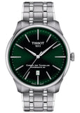Tissot Chemin des Tourelles Powermatic 80 Green Dial Silver Steel Strap Watch for Men - T139.407.11.091.00