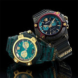 Versace Icon Active Chronograph Black Dial Black Rubber Strap Unisex Watch - VE8P00224