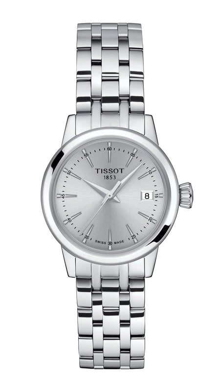 Tissot Bellissima Small Lady Silver Dial Silver Steel Strap Watch for Women - T129.210.11.031.00