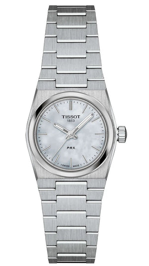 Tissot PRX Quartz Mother of Pearl Dial Silver Steel Strap Watch for Women - T137.010.11.111.00