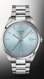 Tissot PR 100 Ice Blue Dial Silver Steel Strap Watch for Men - T150.410.11.351.00