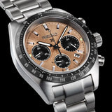 Seiko Solar Prospex Diver Speedtimer Chronograph Limited Edition Brown Dial Silver Steel Strap Watch for Men - SSC951