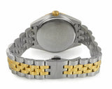 Versace V-Code Analog Green Dial Two Tone Steel Strap Watch for Women - VE8I00424