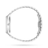 Gucci G Timeless 18K Gold Silver Dial Two Tone Steel Strap Watch for Women - YA1265032