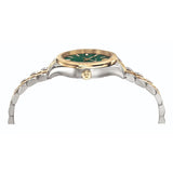 Versace Hellenyium Quartz Green Dial Two Tone Steel Strap Watch for Women - VEHU00420