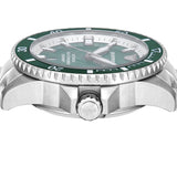 Emporio Armani Sea Explorer Green Dial Silver Steel Strap Watch for Men - AR60080