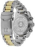 Tissot PR516 Chronograph Black Dial Two Tone Steel Strap Watch for Men - T149.417.22.051.00