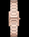 Emporio Armani Genni Green Dial Rose Gold Steel Strap Watch for Women - AR11641