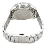 Versace Greca Dome Chronograph Blue Dial Silver Steel Strap Watch for Men - VE6K00323