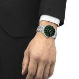 Tissot Chemin des Tourelles Powermatic 80 Green Dial Silver Steel Strap Watch for Men - T139.407.11.091.00