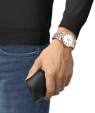 Tissot Classic Dream Silver Dial Two Tone Steel Strap Watch for Men - T129.410.22.031.00