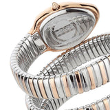 Just Cavalli Glam Evo 4 Blue Dial Two Tone Steel Strap Watch for Women - JC1L209M0085