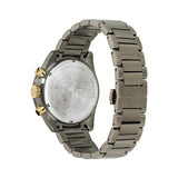 Versace Greca Dome Chronograph Black Dial Grey Steel Strap Watch for Men - VE6K00623
