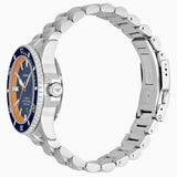 Emporio Armani Sea Explorer Blue Dial Silver Steel Strap Watch for Men - AR60090
